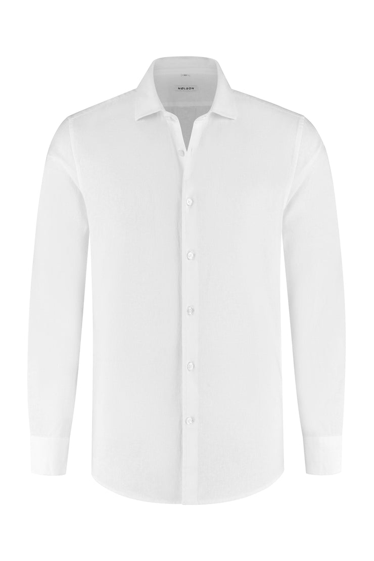 Lindo White Linen Shirt