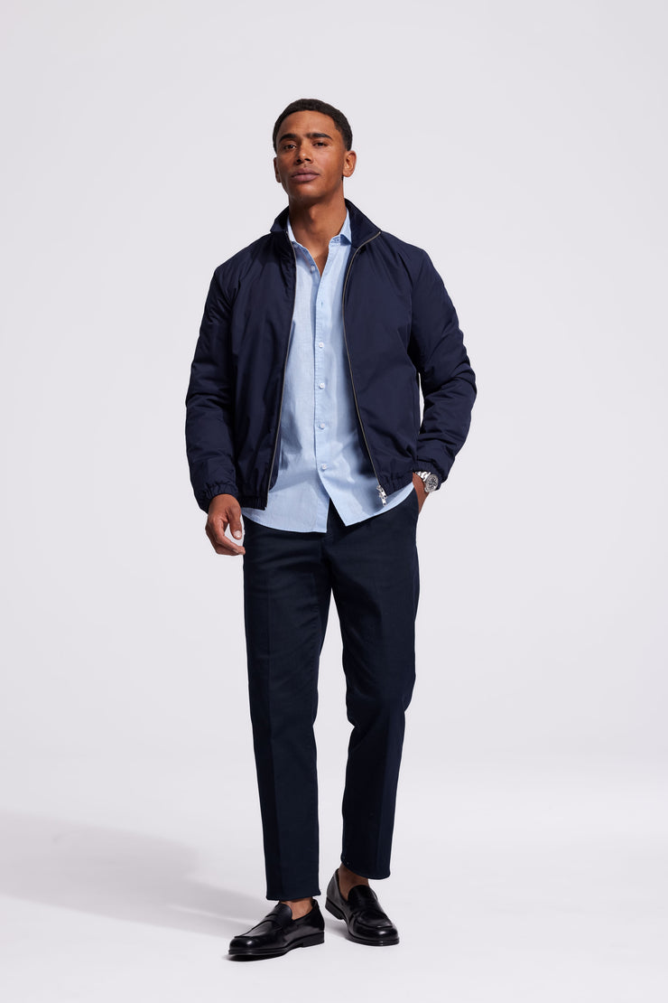 Lindo Light Blue Linen Shirt