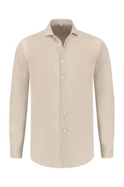Lindo Beige Linen Shirt