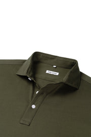 Polo Longsleeve Dark Green