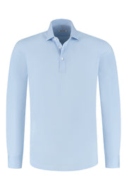 Polo Longsleeve Light Blue