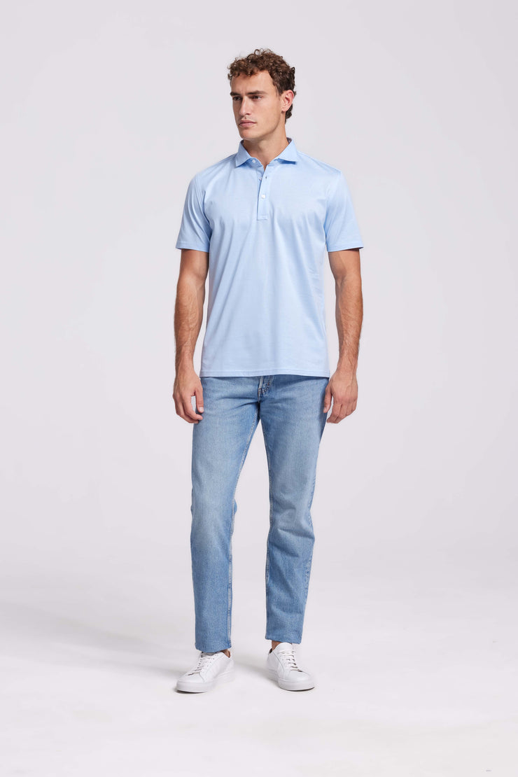 Polo Shortsleeve Light Blue