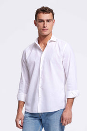 Lindo White Linen Shirt