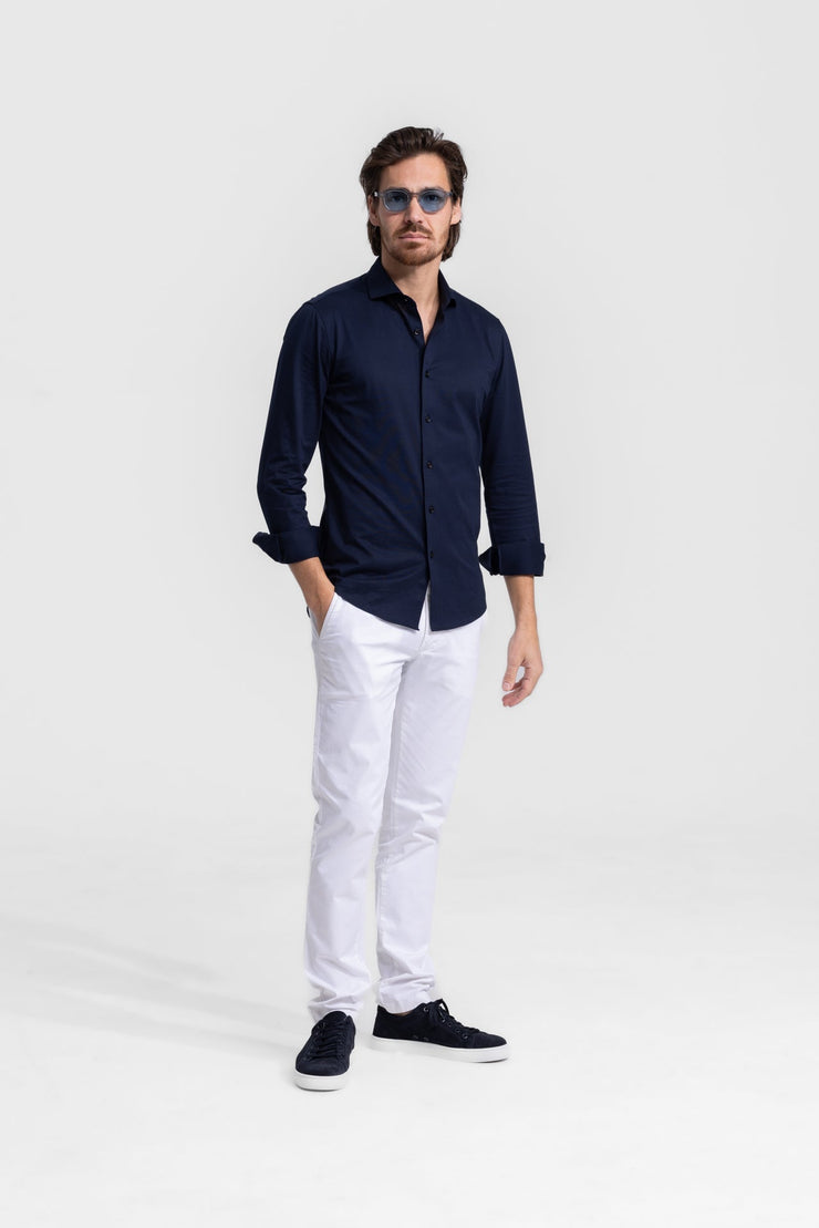 Sträcka Dark Blue Stretch Shirt