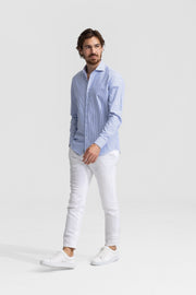 Strib Striped Shirt Blue